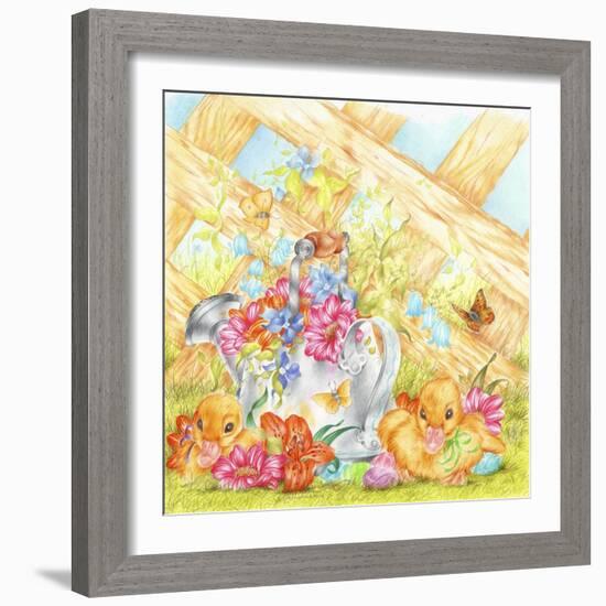 Easter Bouquet-Karen Middleton-Framed Giclee Print