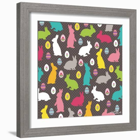 Easter Bunnies-Elizabeth Caldwell-Framed Giclee Print