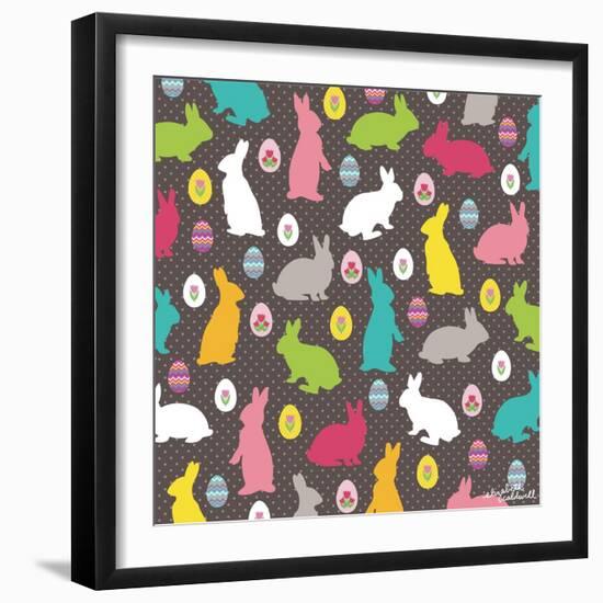 Easter Bunnies-Elizabeth Caldwell-Framed Giclee Print