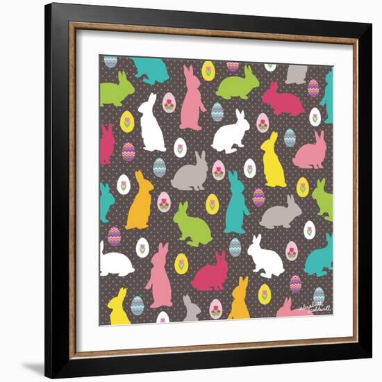 Easter Bunnies-Elizabeth Caldwell-Framed Giclee Print