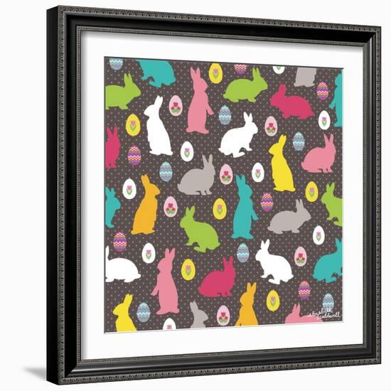 Easter Bunnies-Elizabeth Caldwell-Framed Giclee Print