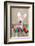 Easter Bunny Dog With Chocolate Easter Eggs-lovleah-Framed Photographic Print
