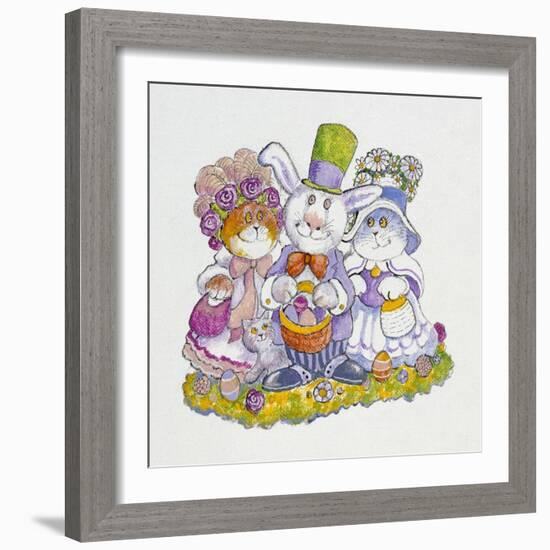 Easter Bunny-Bill Bell-Framed Giclee Print