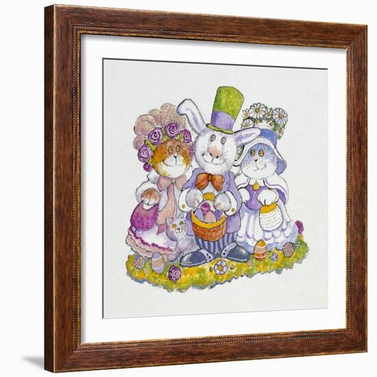 Easter Bunny-Bill Bell-Framed Giclee Print