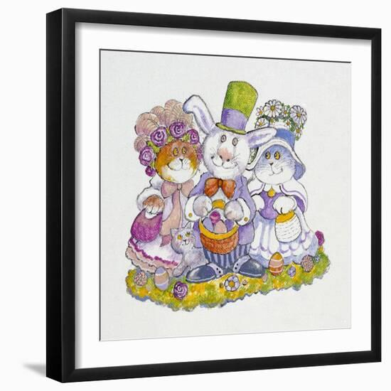 Easter Bunny-Bill Bell-Framed Giclee Print