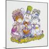 Easter Bunny-Bill Bell-Mounted Giclee Print