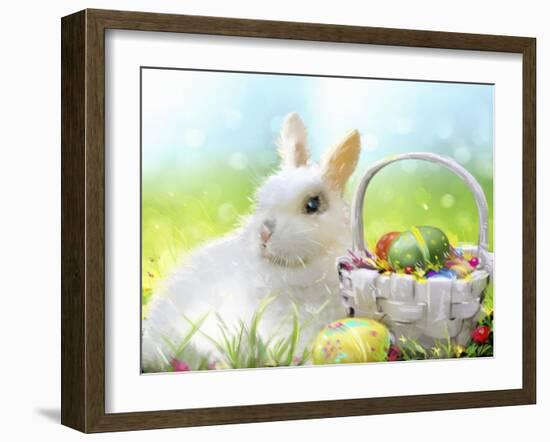 Easter Bunny-Arnica Burnstone-Framed Giclee Print
