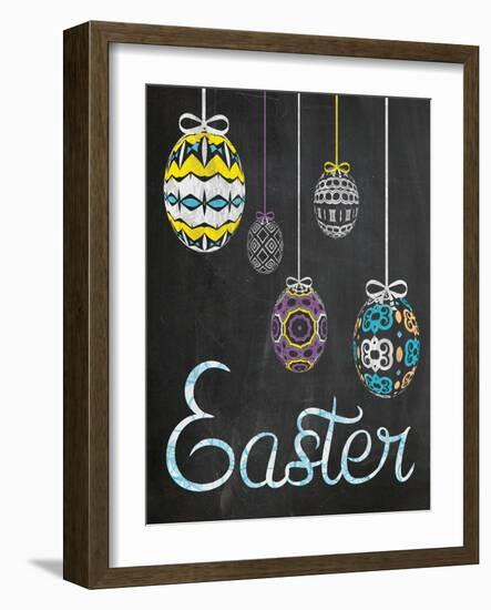 Easter Chalk Eggs-Lauren Gibbons-Framed Art Print