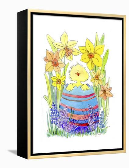 Easter Chick-Jennifer Zsolt-Framed Premier Image Canvas