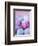 Easter decoration, plate, eggs, lace, detail, blur, close up,-mauritius images-Framed Photographic Print