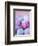 Easter decoration, plate, eggs, lace, detail, blur, close up,-mauritius images-Framed Photographic Print