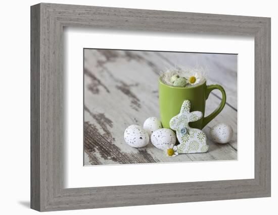 Easter Decoration with Green Cup-Andrea Haase-Framed Photographic Print