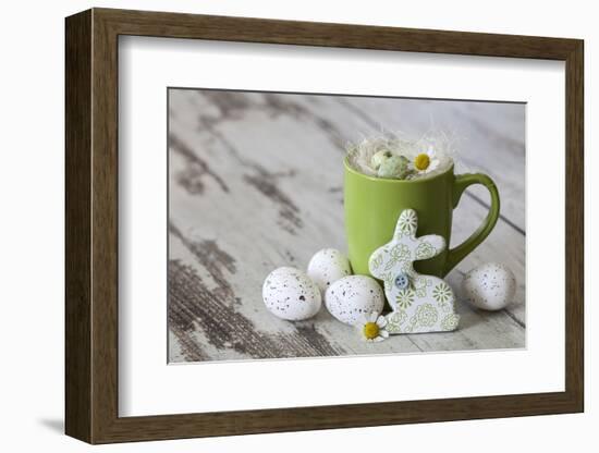 Easter Decoration with Green Cup-Andrea Haase-Framed Photographic Print