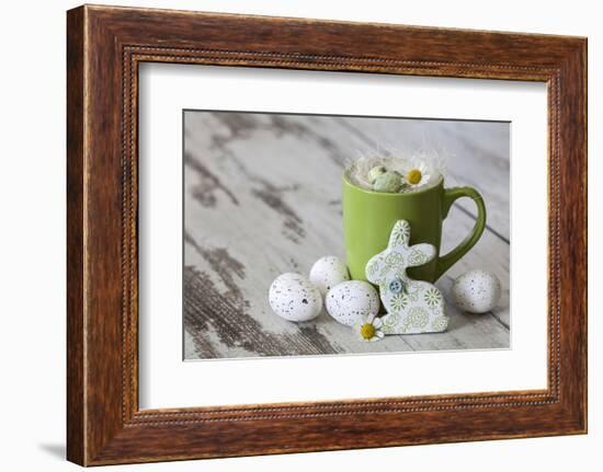 Easter Decoration with Green Cup-Andrea Haase-Framed Photographic Print