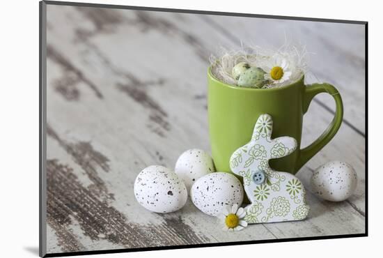 Easter Decoration with Green Cup-Andrea Haase-Mounted Photographic Print