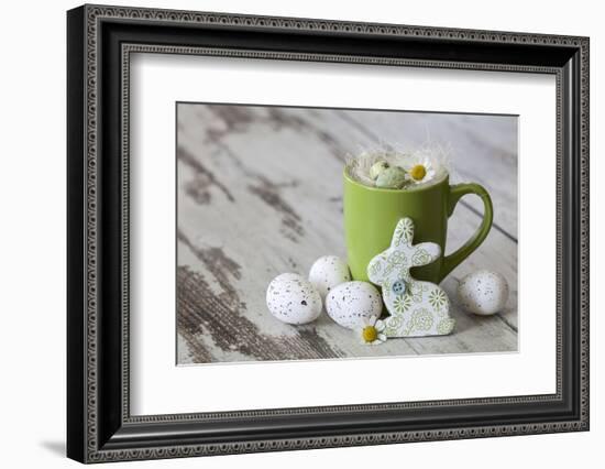 Easter Decoration with Green Cup-Andrea Haase-Framed Photographic Print