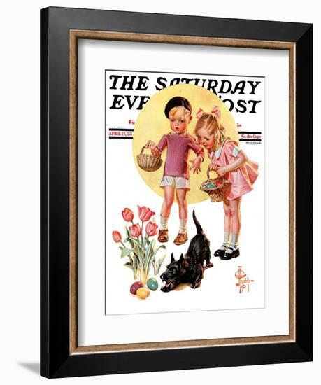 "Easter Egg Hunt," Saturday Evening Post Cover, April 15, 1933-Joseph Christian Leyendecker-Framed Giclee Print