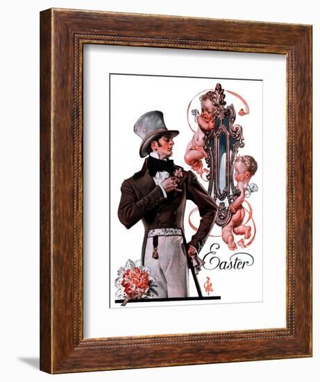 "Easter Finery,"April 11, 1925-Joseph Christian Leyendecker-Framed Giclee Print