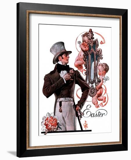 "Easter Finery,"April 11, 1925-Joseph Christian Leyendecker-Framed Giclee Print