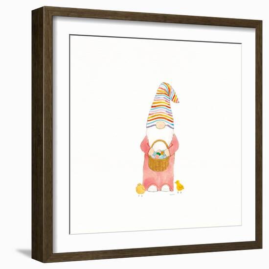 Easter Gnomes II Bright-Jenaya Jackson-Framed Art Print