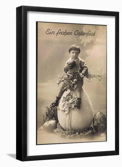 Easter Greetings Card-null-Framed Giclee Print