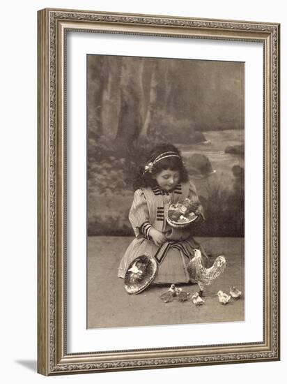 Easter Greetings Card-null-Framed Giclee Print