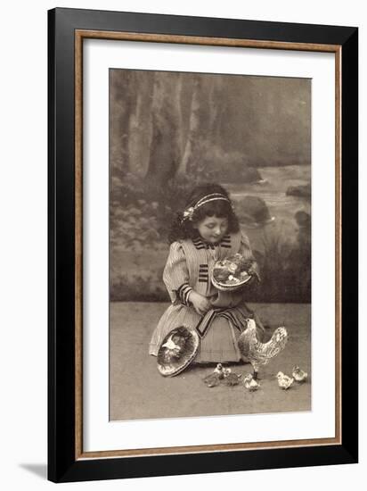 Easter Greetings Card-null-Framed Giclee Print