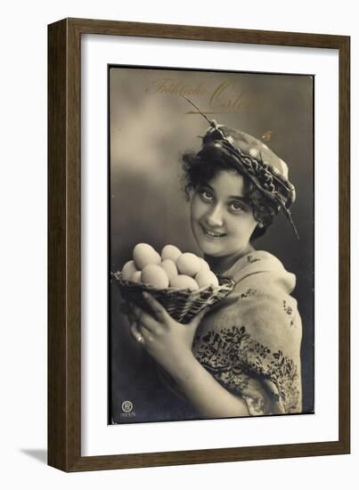 Easter Greetings Card-null-Framed Giclee Print