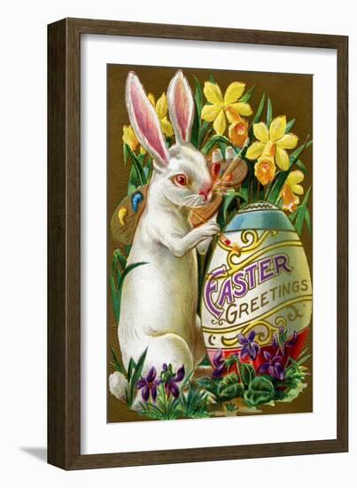 Easter Greetings-null-Framed Premium Giclee Print