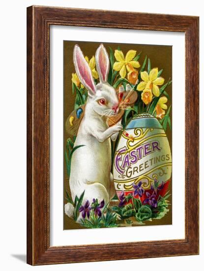 Easter Greetings-null-Framed Premium Giclee Print