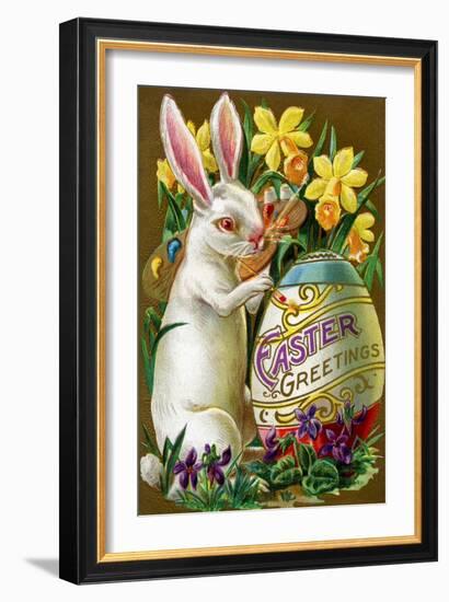 Easter Greetings-null-Framed Premium Giclee Print