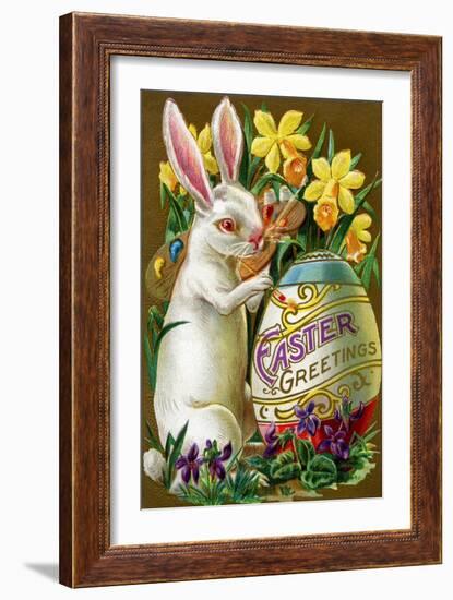 Easter Greetings-null-Framed Art Print