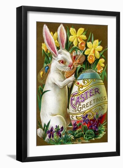 Easter Greetings-null-Framed Art Print