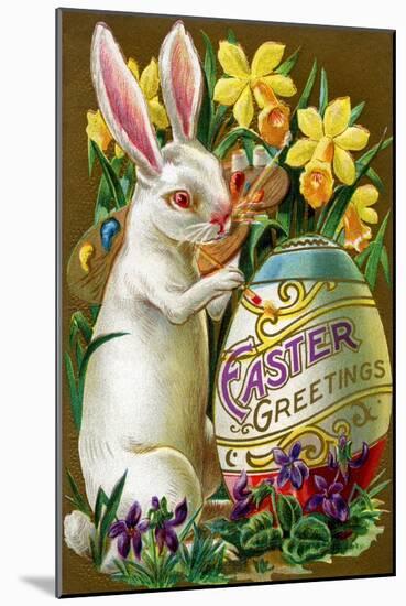 Easter Greetings-null-Mounted Art Print