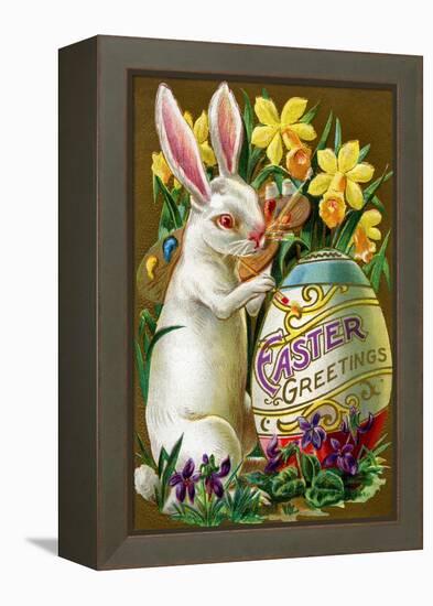 Easter Greetings-null-Framed Stretched Canvas