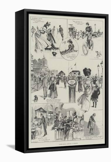 Easter Holiday Sketches at Brighton-Ralph Cleaver-Framed Premier Image Canvas