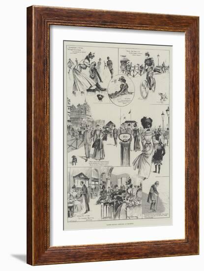 Easter Holiday Sketches at Brighton-Ralph Cleaver-Framed Giclee Print