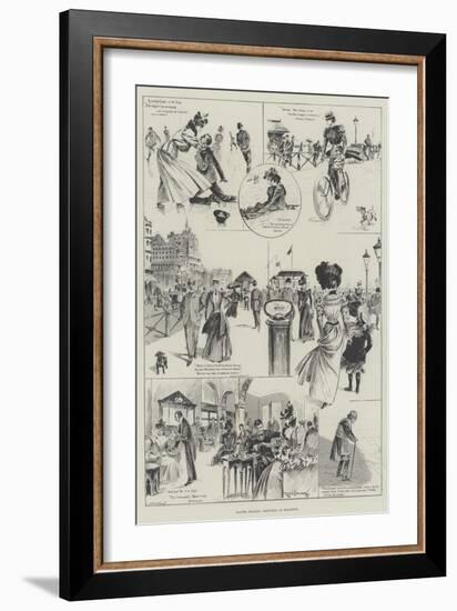 Easter Holiday Sketches at Brighton-Ralph Cleaver-Framed Giclee Print