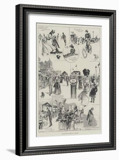 Easter Holiday Sketches at Brighton-Ralph Cleaver-Framed Giclee Print