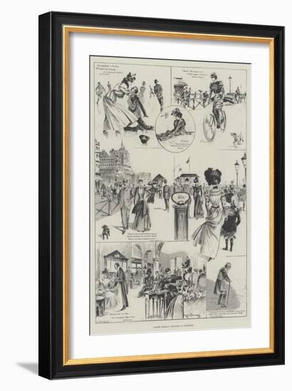 Easter Holiday Sketches at Brighton-Ralph Cleaver-Framed Giclee Print