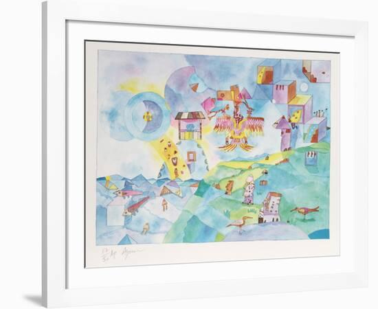 Easter Island I-Aymon de Roussy de Sales-Framed Limited Edition