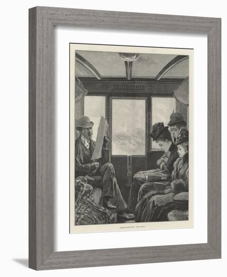 Easter Manoeuvres, Eyes Right!-Richard Caton Woodville II-Framed Giclee Print