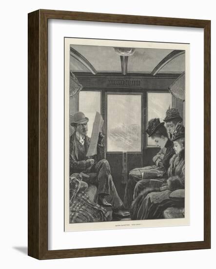 Easter Manoeuvres, Eyes Right!-Richard Caton Woodville II-Framed Giclee Print