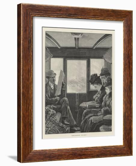 Easter Manoeuvres, Eyes Right!-Richard Caton Woodville II-Framed Giclee Print