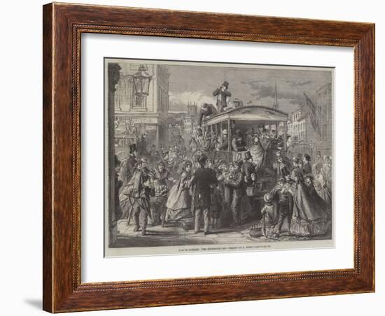 Easter Monday, the Excursion-Van-null-Framed Giclee Print