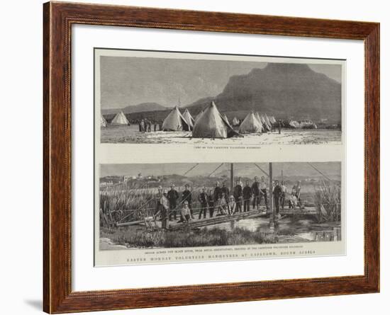 Easter Monday Volunteer Manoeuvres at Capetown, South Africa-null-Framed Giclee Print