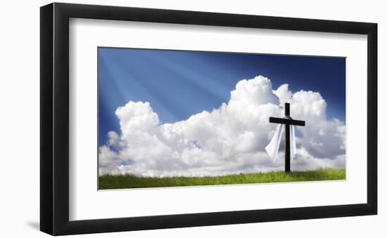 Easter Morning Christ Is Risen-null-Framed Art Print