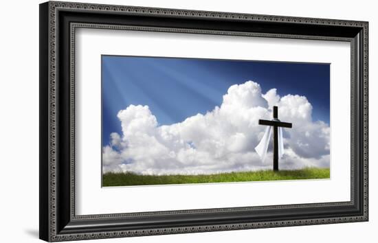 Easter Morning Christ Is Risen-null-Framed Art Print