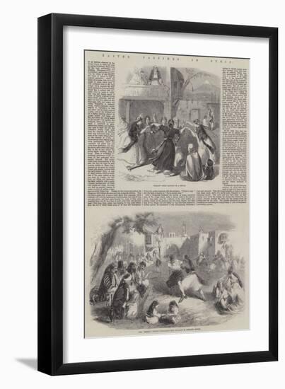 Easter Pastimes in Syria-Joseph-Austin Benwell-Framed Giclee Print