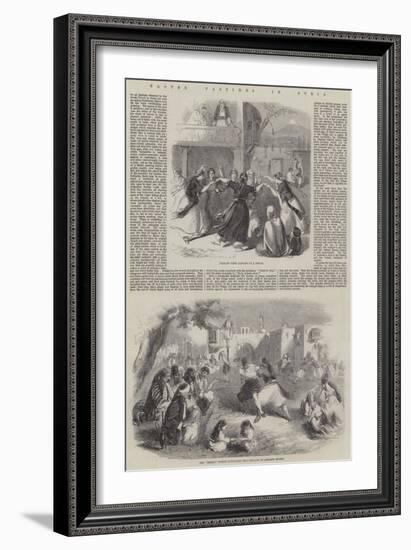 Easter Pastimes in Syria-Joseph-Austin Benwell-Framed Giclee Print